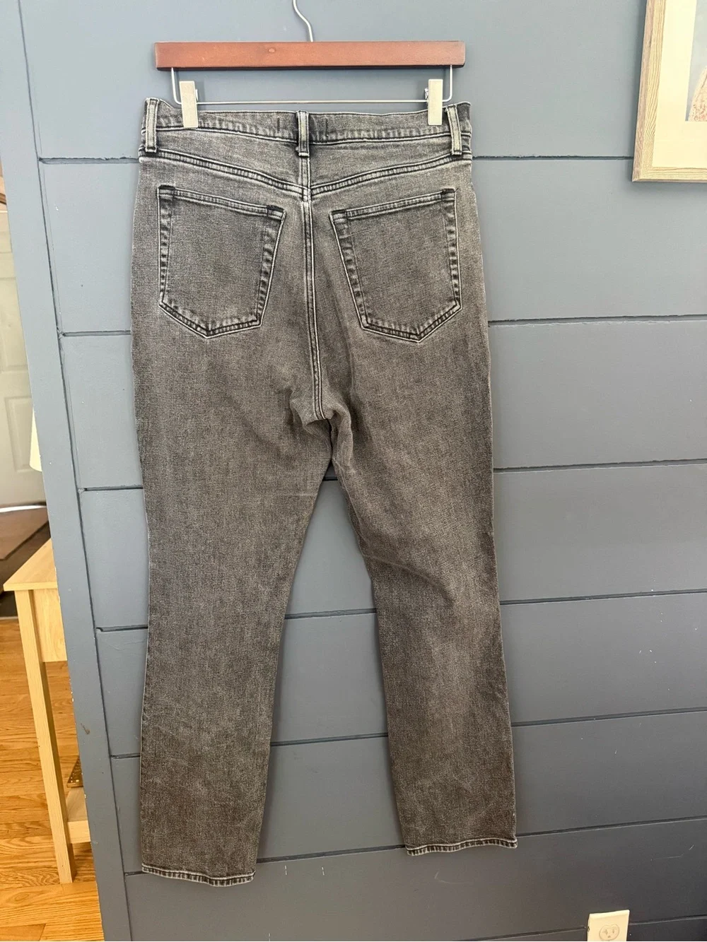 Abercrombie & Fitch 90s Slim Straight Ultra High Rise Black Denim 10